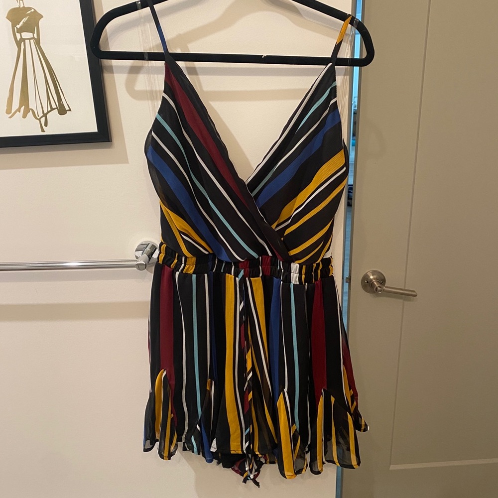 Boutique Stripe Romper